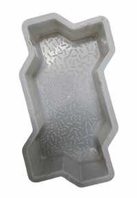 Zigzag Silicon Plastic Mould - Color: White
