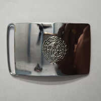 Jumbo Plain Brass Star Polish Buckles