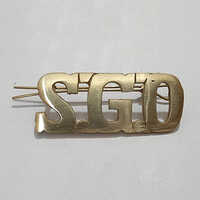 Aluminum Shoulder Uniform Badge
