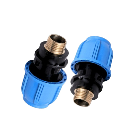 MDPE Compression Fitting Brass And SS MTA Fitting