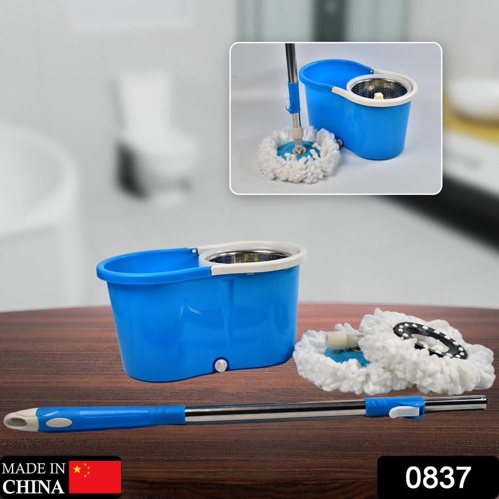 Spin Floor Cleaning Easy Advance Tech Bucket Mop With 2 Microfiber Refill - Color: Mix