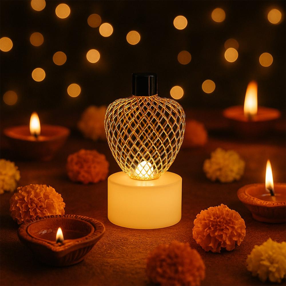Decorative Apple Shape Led Tealight Candles (12 Pc) - Color: Mix