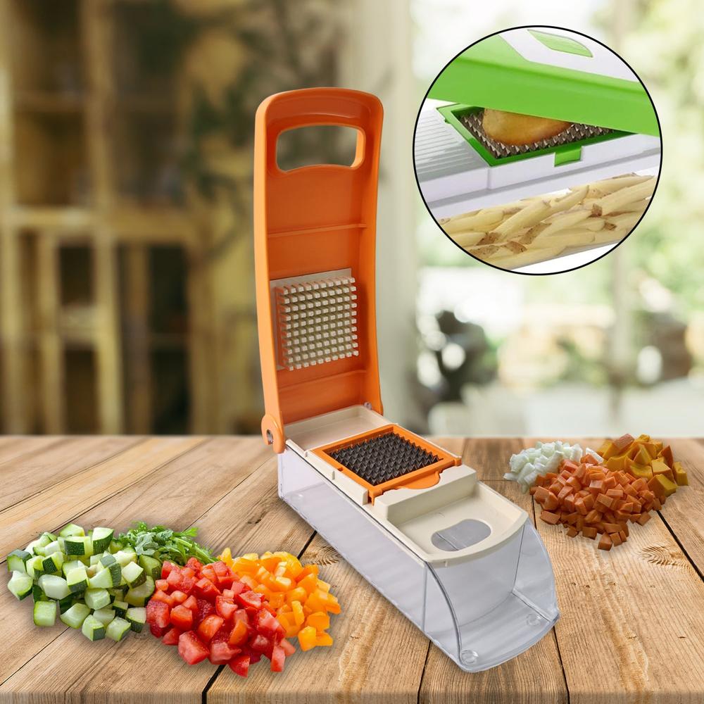Supermom Kitchen Master Vegetable & Fruit Chopper (1 Pc) - Color: Mix