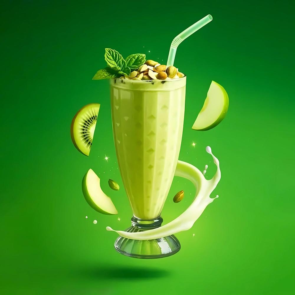 Supermom Transparent Plastic Milkshake Glass Set (400Ml / 6 Pc) - Color: Mix