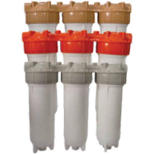 14 and 10 Joint Triple Top 3 Stage Filteration (Double O Ring)