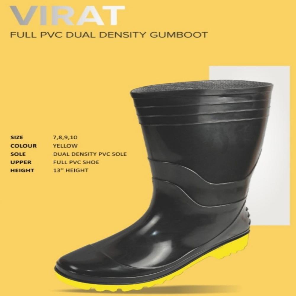 Agarson Make Virat Yellow Sole PVC Gomboot