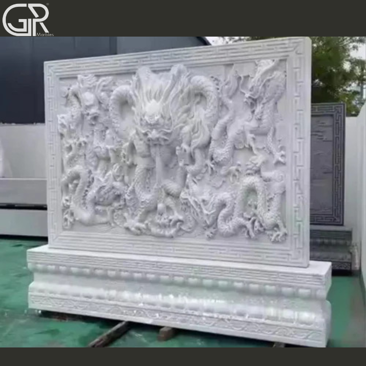 Outdoor Carved Marble Carving Work