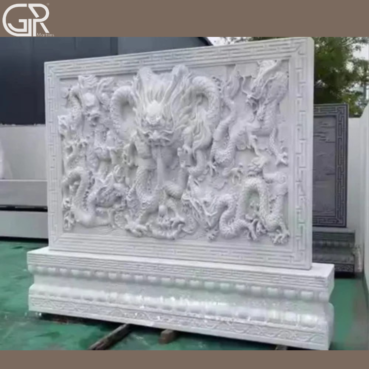 Outdoor Carved Marble Carving Work