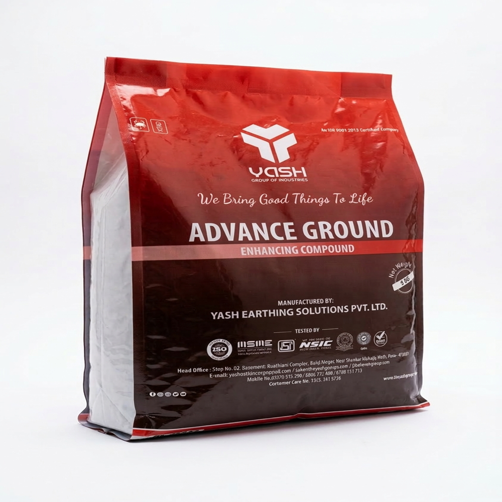 Yash Earthing Compound - Black Sodium Activated Montmorillonite Powder, 5 Kg | Earthing Application, 100% Purity, Moisture Retaining, Enhances Conductivity