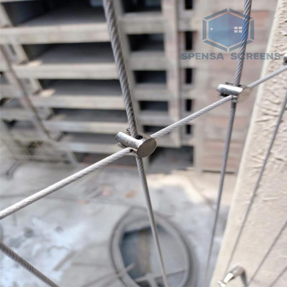 SS Anti Bird Invisible Grill