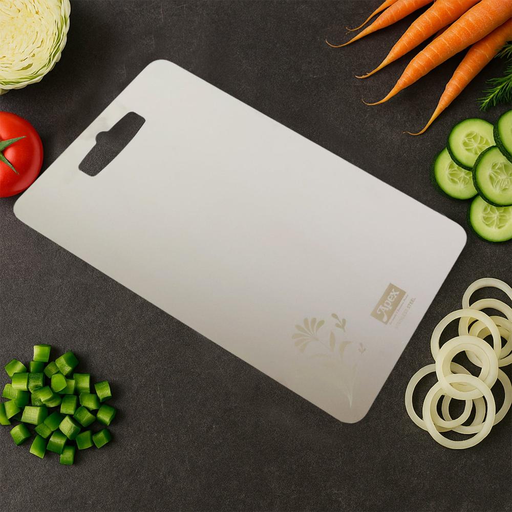 Apex Stainless Steel Multipurpose Small Chopping Cutting Board (210x320mm / 1 Pc)