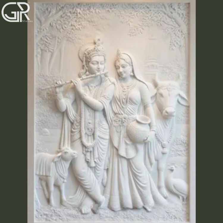 Makrana White Marble Carving