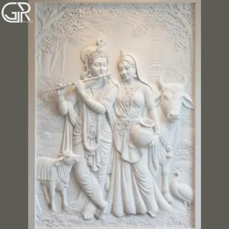 Makrana White Marble Carving