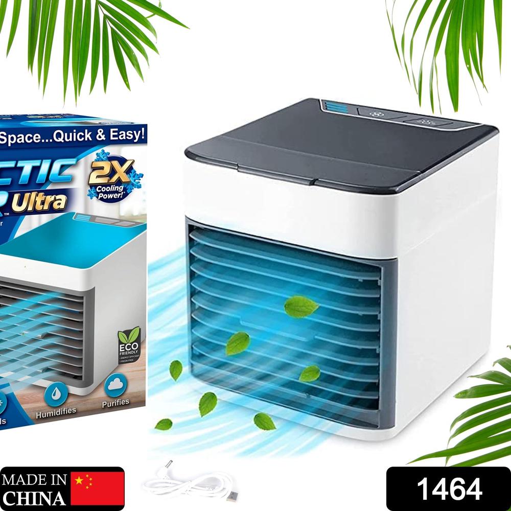 Mini Portable Air Cooler With Led Light & Water Fill - Color: Mix