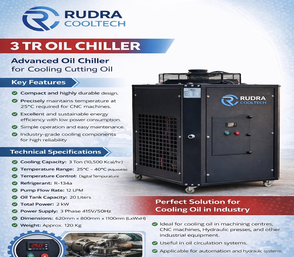 3 TR Oil Chiller