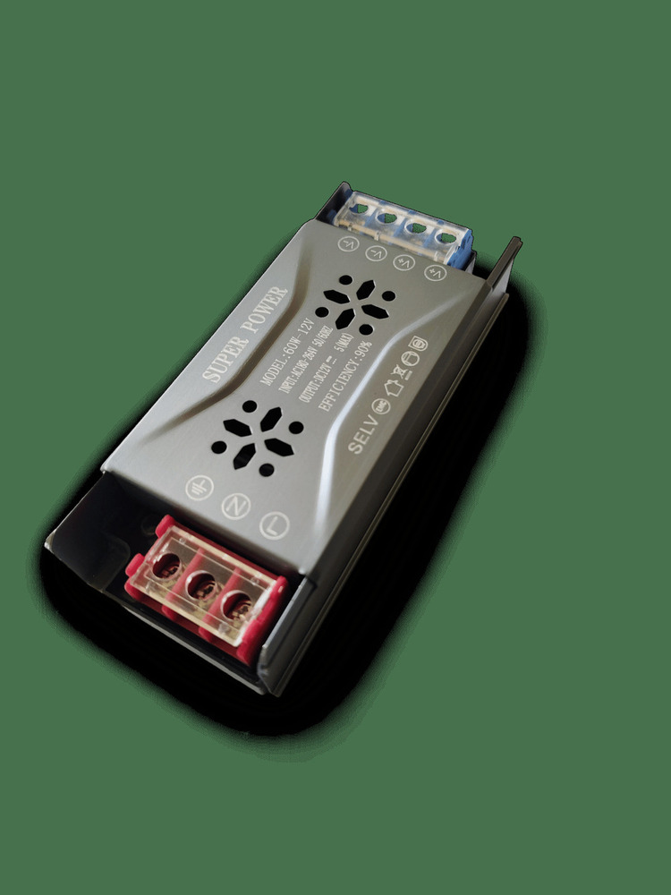 Sarlux Electronics 12V 5A 60W Power Supply for LED Strips