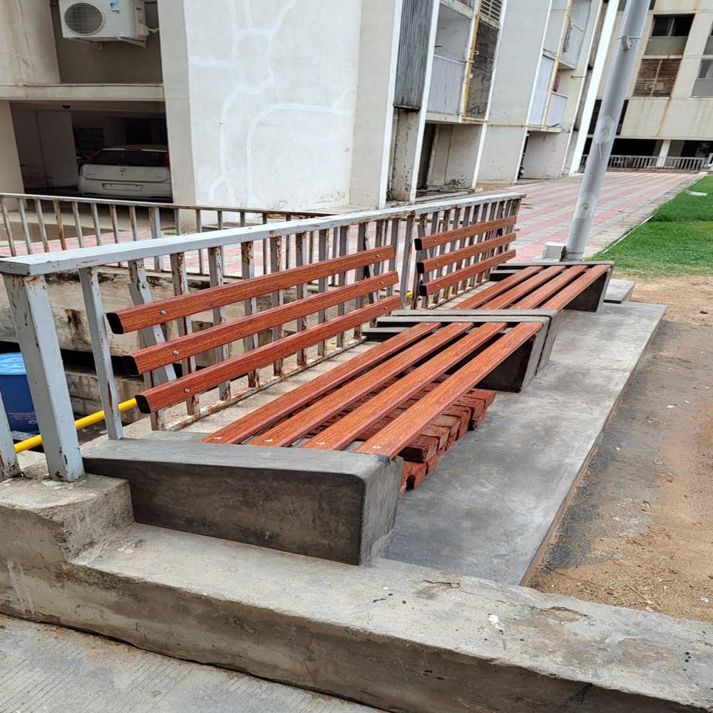 FRP U Shape Garden Bench Channel