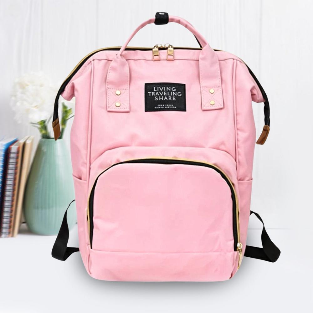 Multipurpose Large Capacity Mom'S Backpack Diaper Bag (1 Pc) - Color: Mix