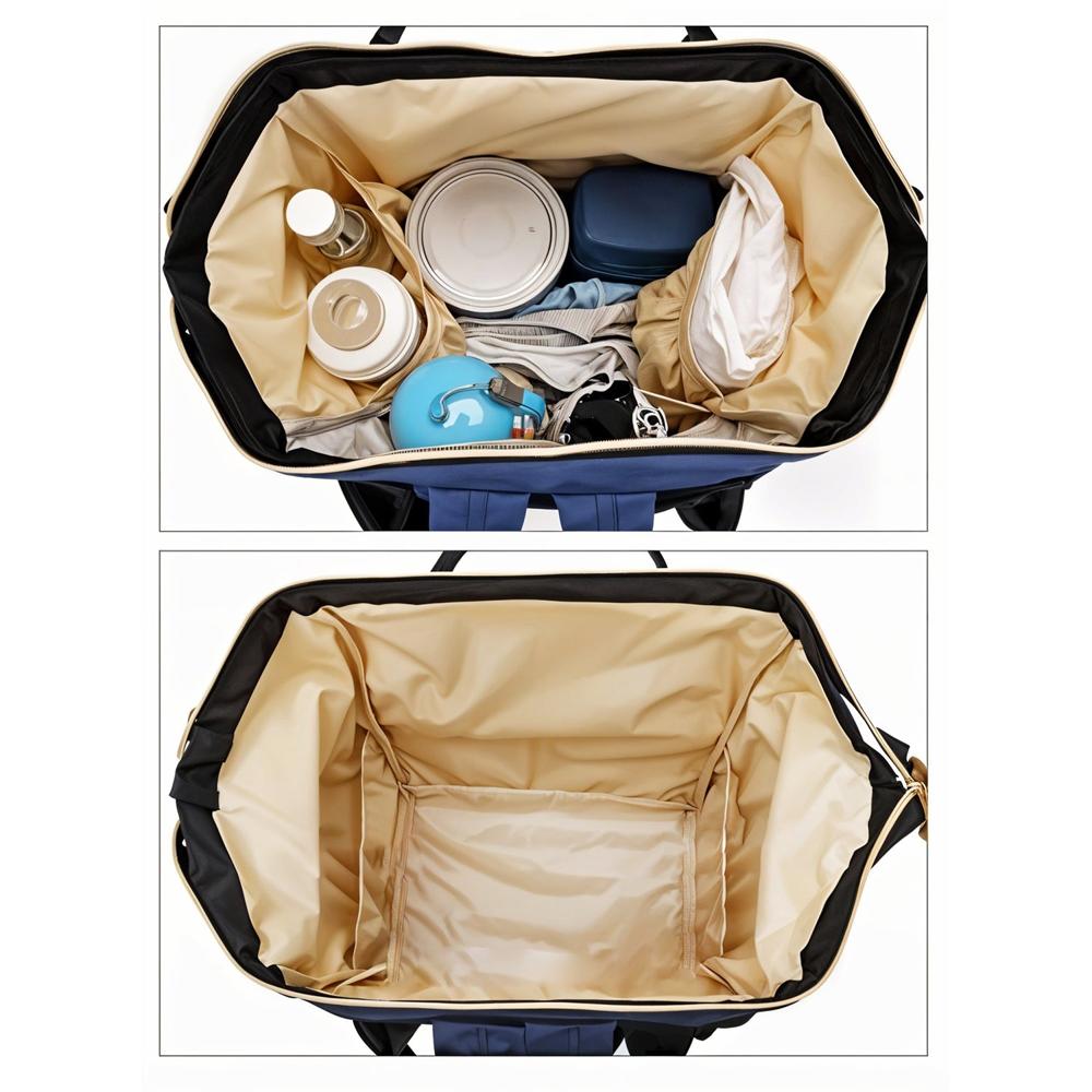 Multipurpose Large Capacity Mom's Backpack Diaper Bag (1 Pc)