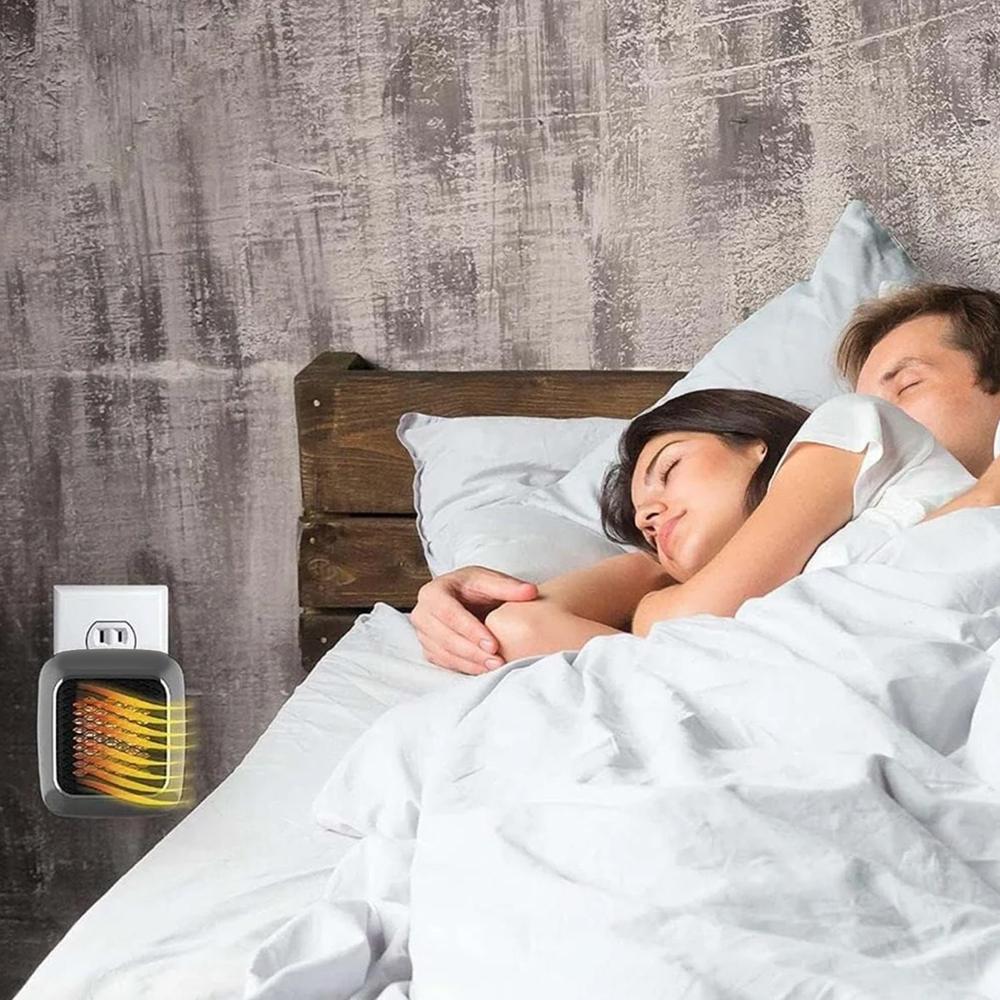 600W Wall-Mounted Plug-In Room Heater (1 Pc / With Conveter)