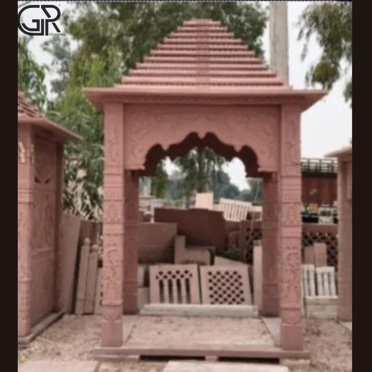 pink sandstone chhatri