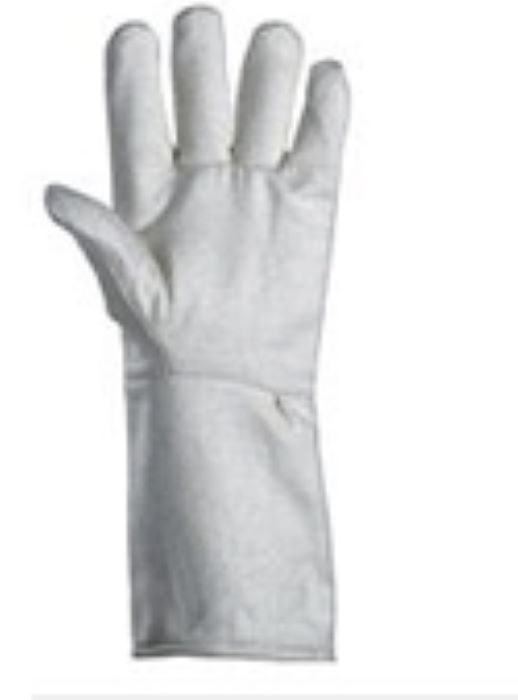 Leather Hand Gloves - Color: Grey