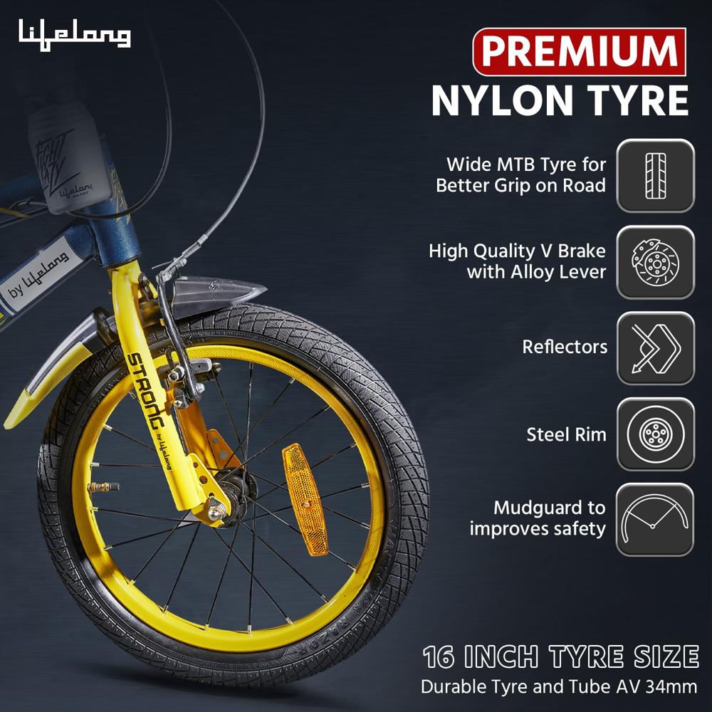 Strong by Lifelong 16T BMX Road Bike for 4 to 8 Years STRBC16