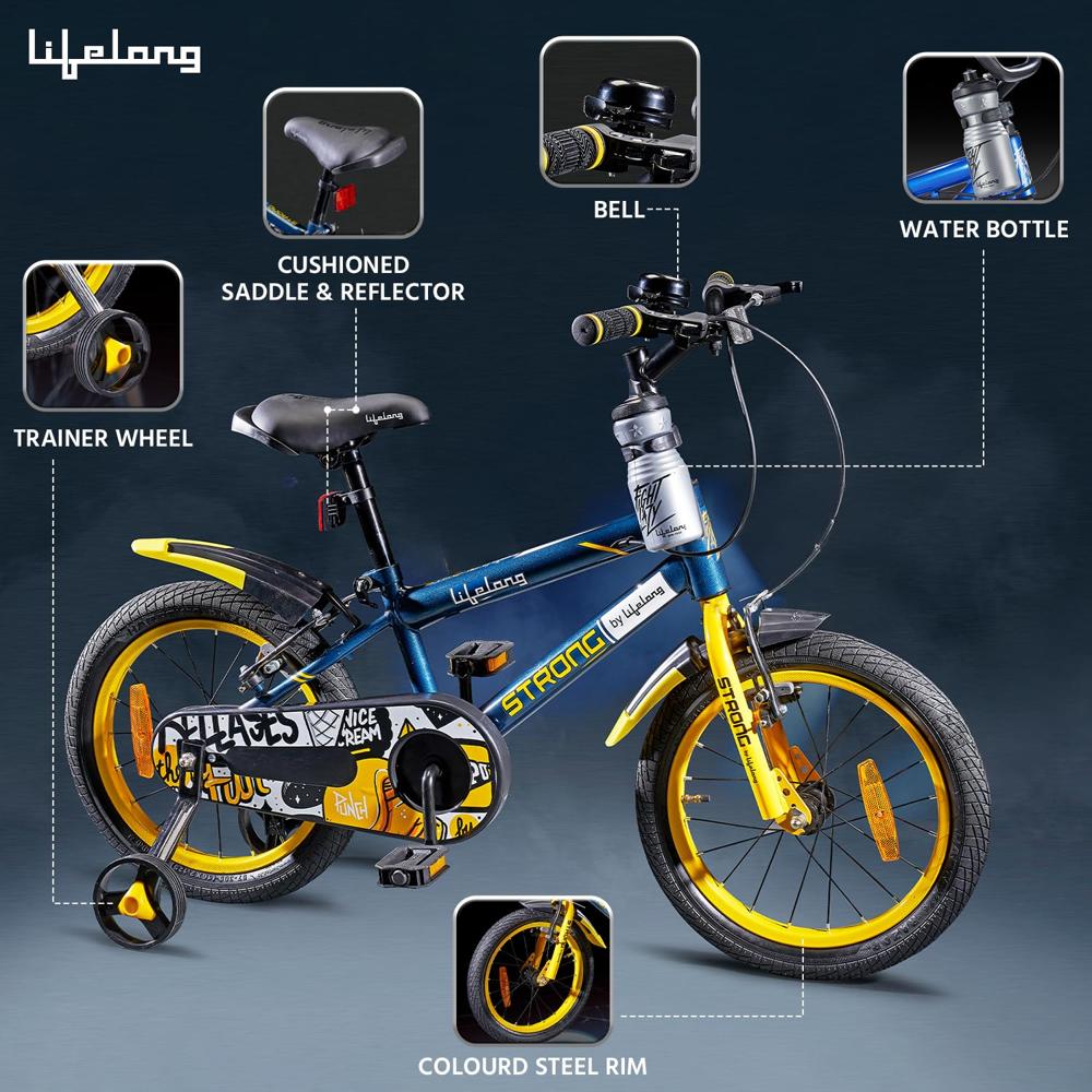 Strong by Lifelong 16T BMX Road Bike for 4 to 8 Years STRBC16
