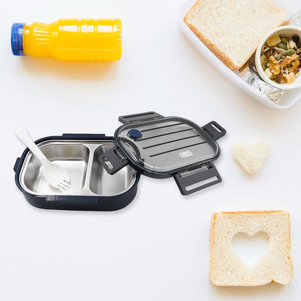 304 Stainless Steel Thermal Lunch Box (500Ml) - Color: Mix