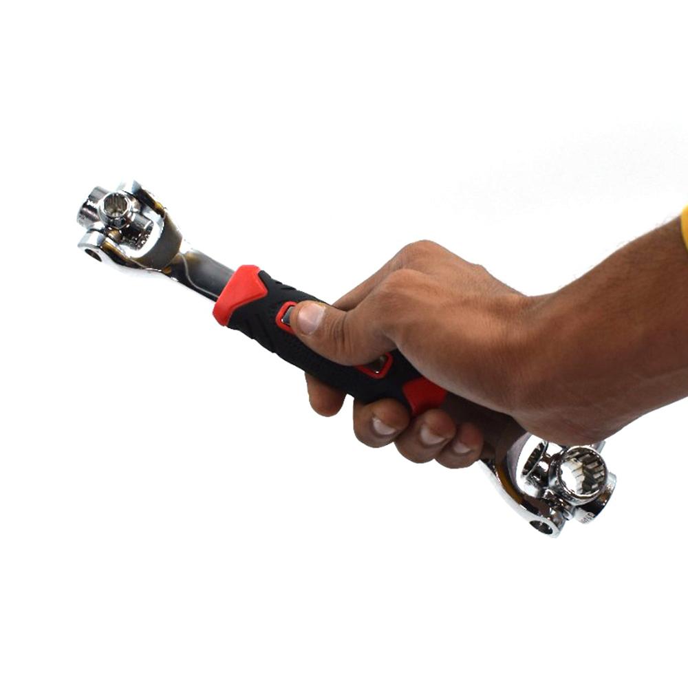 48 in 1 Universal Socket Wrench  360 Fixed Square, Hex & Torx Hand Tool