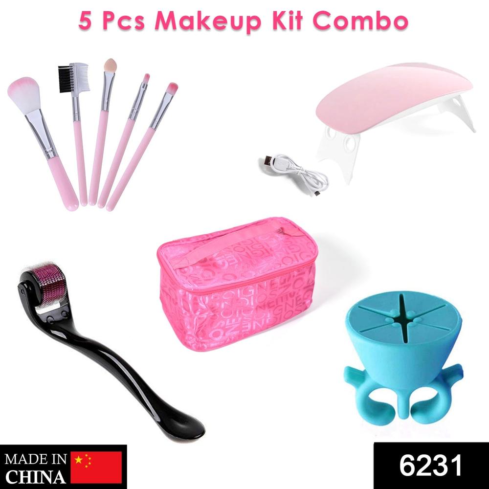 5pc Makeup Tools Kit For Girls And Women