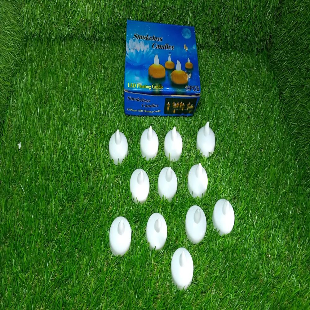 Floating Flameless Tea Light Candles  Battery Operated Set of 12 for Decor