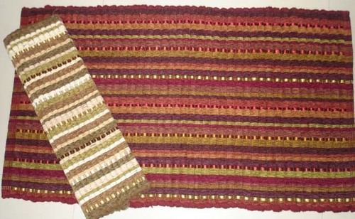 Olive Green Braided Chenille Rugs
