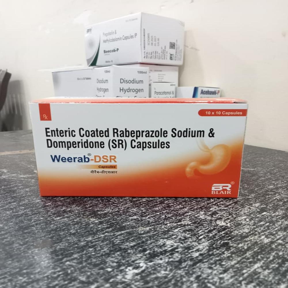 Enteric Coated Rabeprazole Sodium & Domperidone (SR) Capsules 