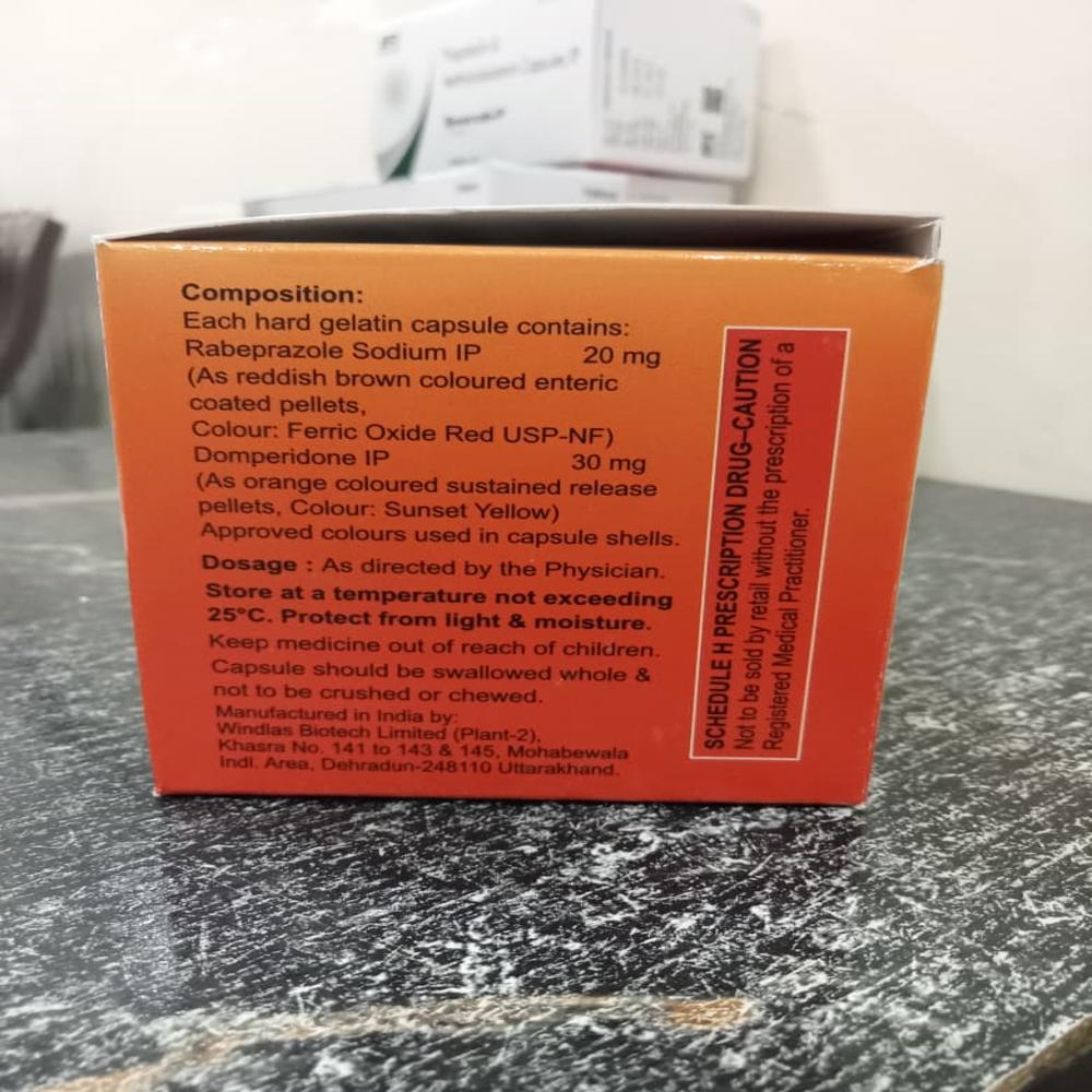 Enteric Coated Rabeprazole Sodium & Domperidone (Sr) Capsules