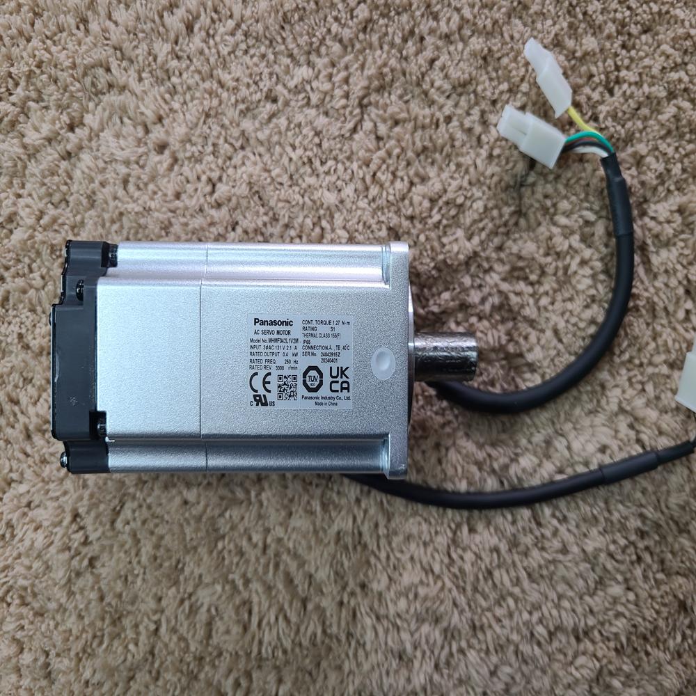 MSMF042L1V2M Panasonic A6 400W Motor + BRK, Torque Nm - 1.27, RPM - 3000