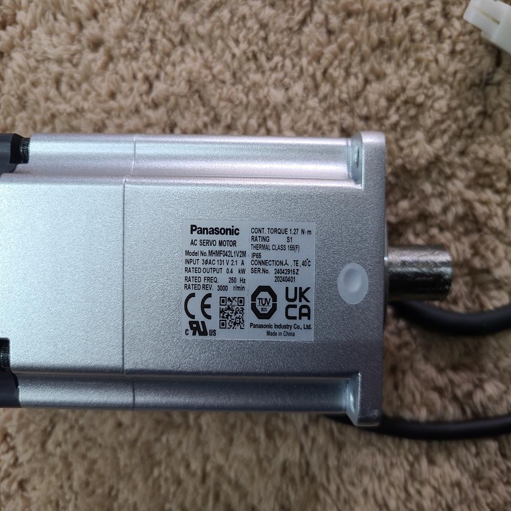 MQMF042L1V2M Panasonic A6 400W Motor + BRK, Torque Nm - 1.27, RPM - 3000