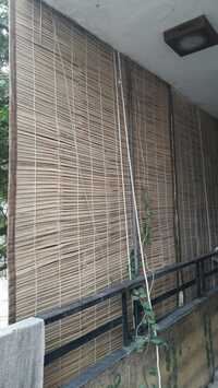 Outdoor Bamboo Chick Curtain For Balcony & Sun Shade - Color: Brown