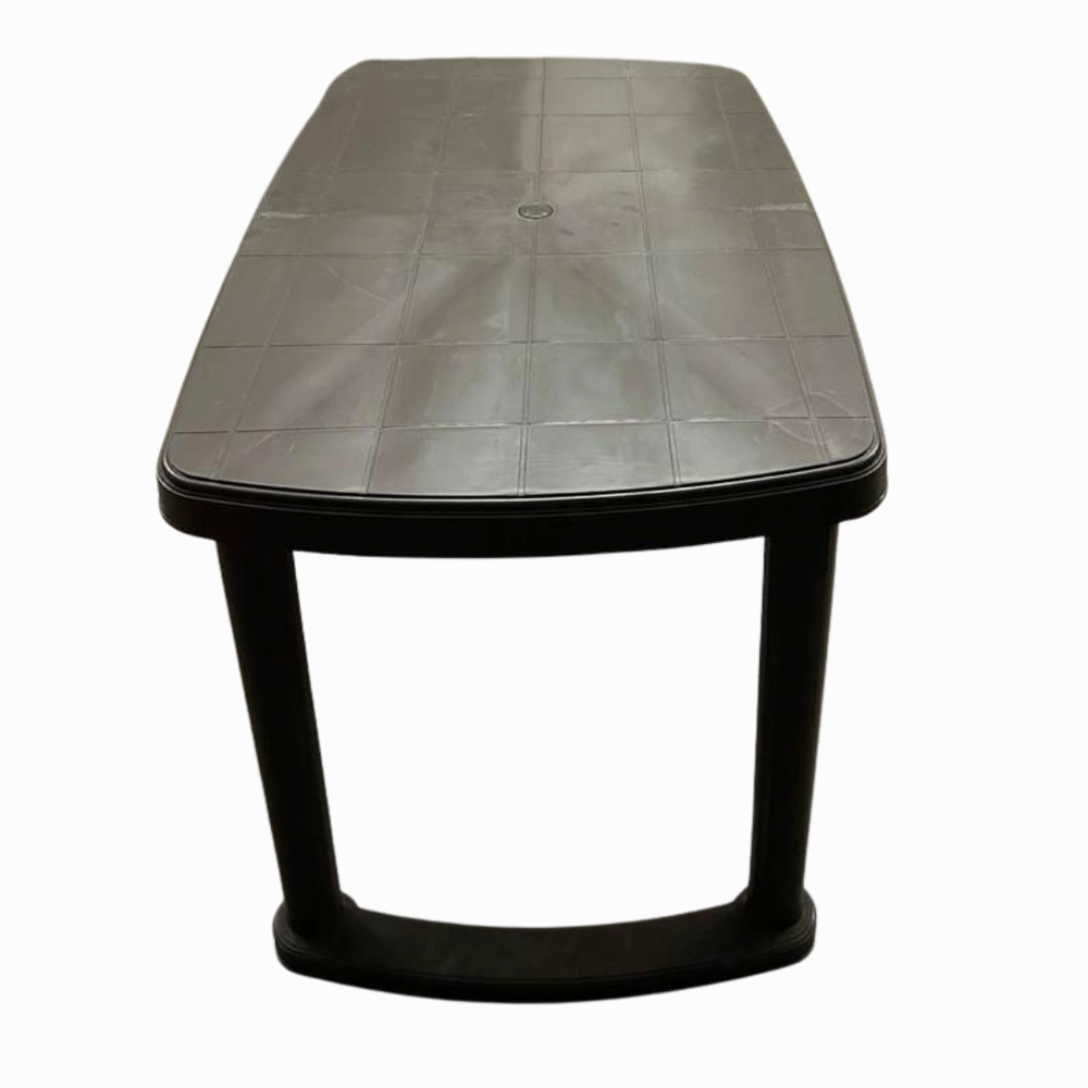 Plastic Square Table - Color: Coffee