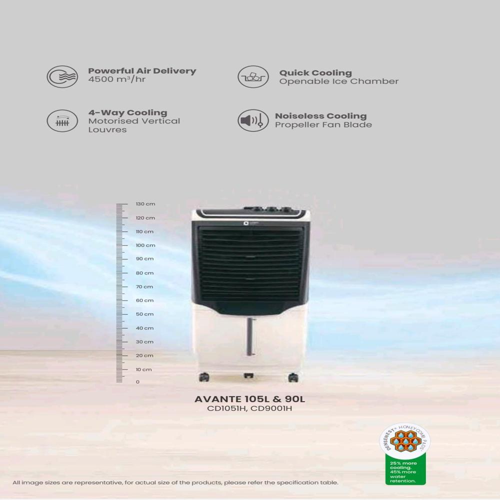 avante air cooler 105ltr