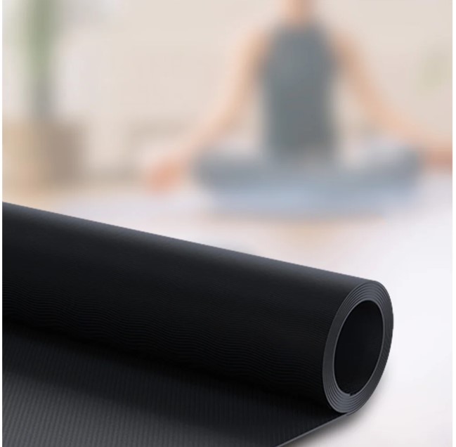 LLYM100 Lifelong Yoga mat for Women & Men EVA Material 10mm Black Anti Slip for Gym Workout