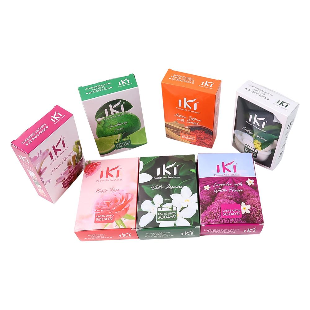 IKI Pocket Air Freshener Mix Flavor / Fragrance (1 Pc / 10 Gm)