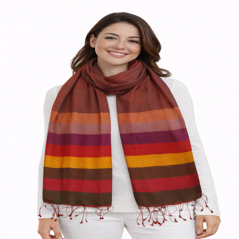 Modal X Silk Scarf