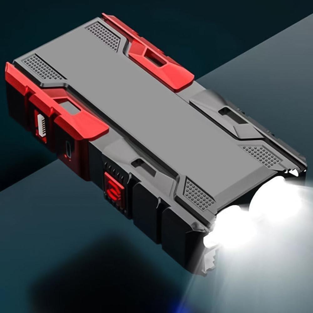 Rechargeable Mini Led Flashlight With Power Bank, 3 Modes (1 Pc, 800Mah) - Color: Mix