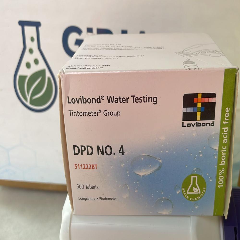 DPD NO. 4 500 TABLETS (511222BT) LOVIBOND d, Chlorine type: Total chlorine