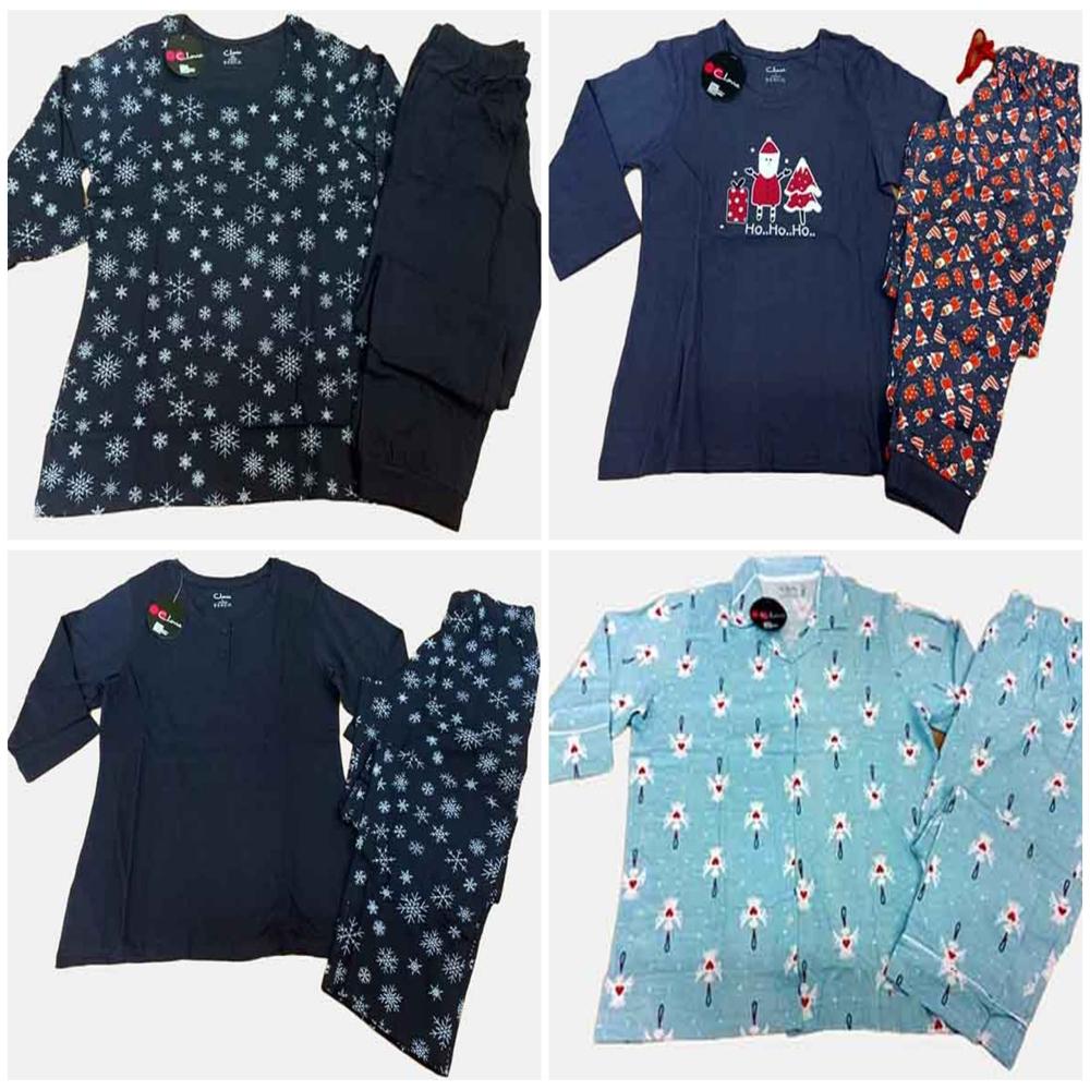 W13607 | Ladies Printed Pyjama Sets