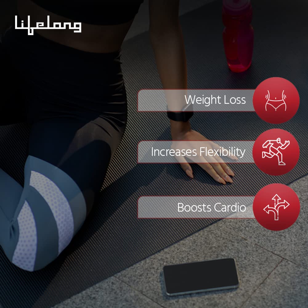 Lifelong LLSR01 Skipping Rope for Men, Women & Children - Jump Rope for Exercise Workout & Weight