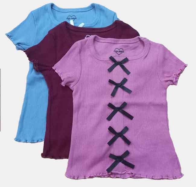 G22214 | Girls Ribbed Tops