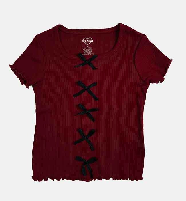 G22214 | Girls Ribbed Tops