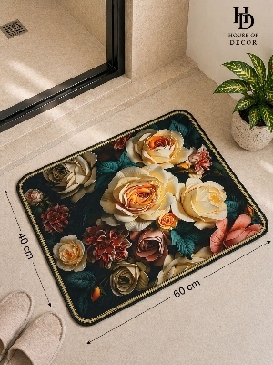 Anti skid water Floor door mat